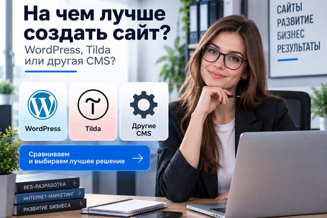 На чем лучше создать сайт: WordPress, Tilda или другая CMS?